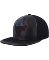 Mitchell & Ness Men's  Black Chicago Bulls Day One Snapback Hat In Black