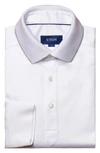 Eton Contemporary Fit Jersey Long Sleeve Polo Shirt In White