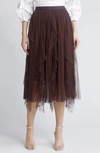 NIKKI LUND NIKKI LUND WENDY BEADED TULLE SKIRT