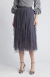 NIKKI LUND WENDY BEADED TULLE SKIRT