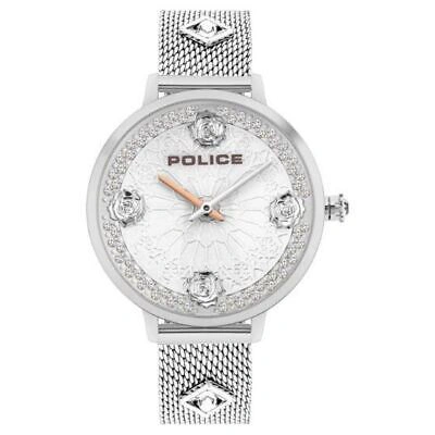 Pre-owned Police Silver Women Watch