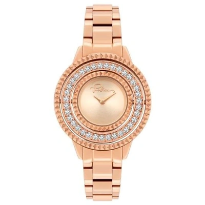 Pre-owned Police Rose Gold Women Watch