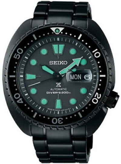 Pre-owned Seiko Prospex Sbdy127 / Srpk43 Diver Scuba Black Mechanical Automatic Watch Us