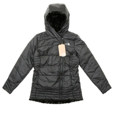 Pre-owned The North Face Womens Size Small Black Mossbud Swirl Parka Coat Reverses 1238