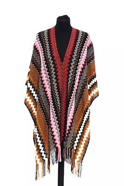 Pre-owned Missoni Multicolor Wool Poncho