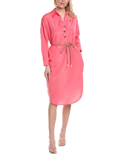Pre-owned Peserico Shirtdress Women's In Pink