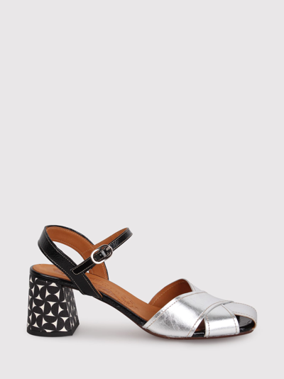 Chie Mihara Roley 70mm Sandals In Silver