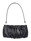 Staud Bean Convertible Bag In Black Leather In Nero