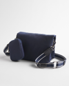 Chico's Mini Puffer Crossbody Bag In Blue |  In Navy Blue