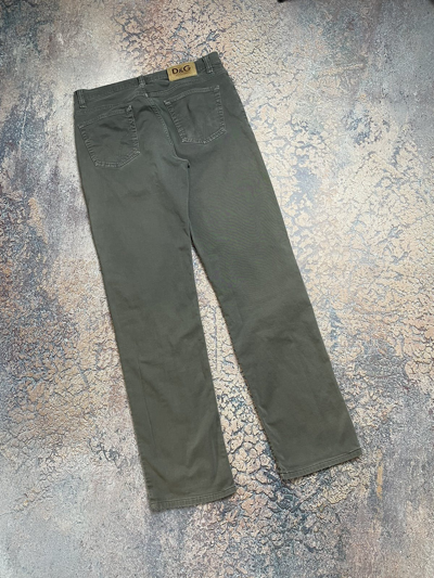 Pre-owned Archival Clothing X Dolce Gabbana D&g Men Denim Jeans Size 32 Y2k In Grey