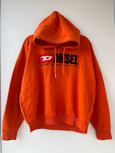 Pre-owned Diesel Hoodie Y2k In Orange