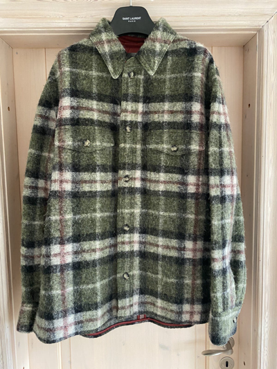 Pre-owned Isabel Marant Wool Plaid Gervon Jacket