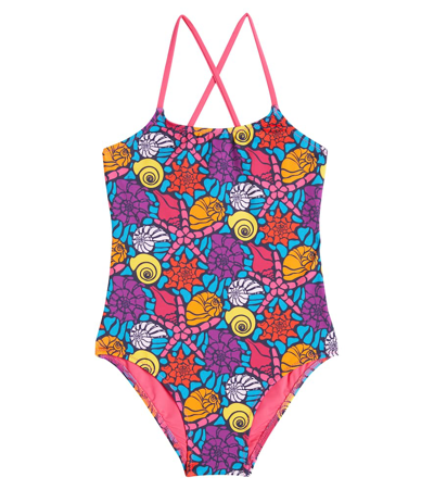 Vilebrequin Kids' Gim Printed Swimsuit In Multicoloured