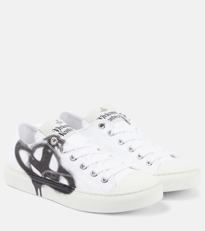 Vivienne Westwood Plimsoll 2.0 Low-top Sneakers In White