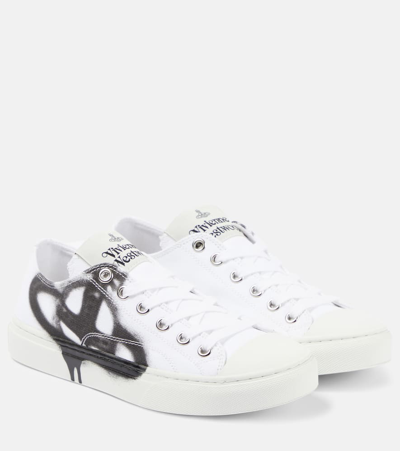 VIVIENNE WESTWOOD PLIMSOLL 2.0 LOW-TOP SNEAKERS