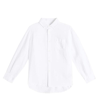 Il Gufo Kids' Linen Shirt In White