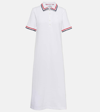 Thom Browne Woman Midi Dress White Size 4 Cotton In White