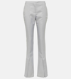 Off-white Cropped Jeans In Ice Blue