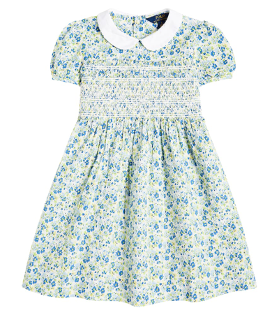 Polo Ralph Lauren Kids' Floral Cotton Dress In Alma Foral