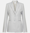 Off-white Corporate Blazer In Ice Blue