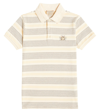 GUCCI X PETER RABBIT STRIPED COTTON POLO SHIRT