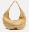 Khaite Olivia Large Raffia Tote Bag In Natural