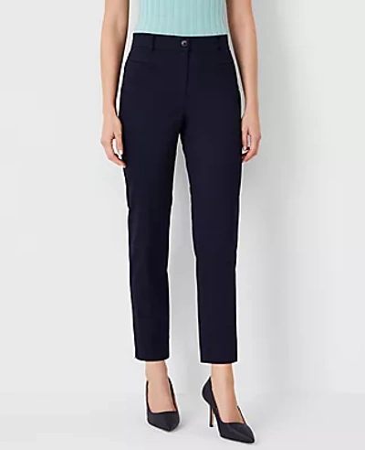 Ann Taylor The Cotton Crop Pant - Curvy Fit In Atlantic Navy