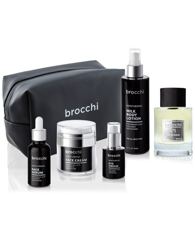 Sebastian Brocchi Men's Complete Skin Essentials 6pc Set In White