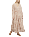 Vince Dahlia Long-sleeve Double V-neck Dress