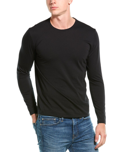 Vince Solid T-shirt In Black