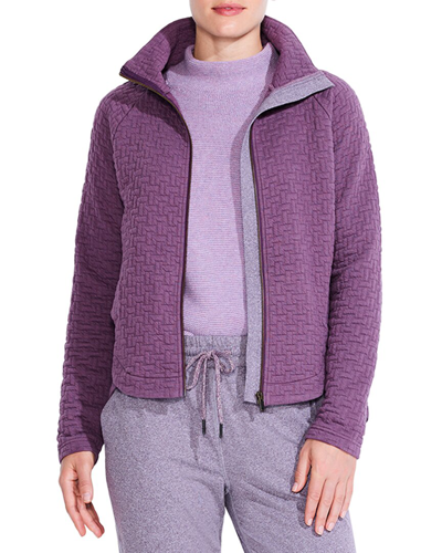 Nic + Zoe Nic+zoe All Year Quilted Jacket In Purple