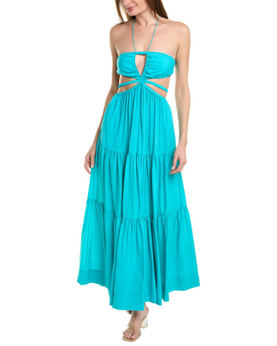 Simkhai Laurel Maxi Dress In Blue