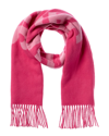 Jacquemus L'écharpe Textured Knit Scarf With Fringe Detail In Pink