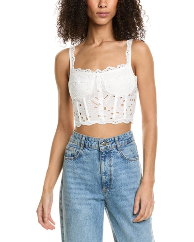 Charo Ruiz Ibiza Tessa Crop Top In Black