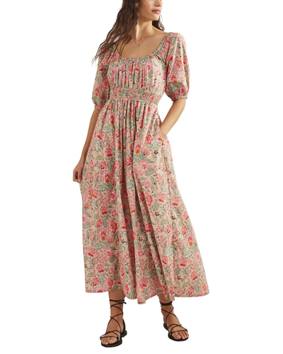 Boden Scoop Neck Maxi Dress Multi, Gardenia Whirl Women