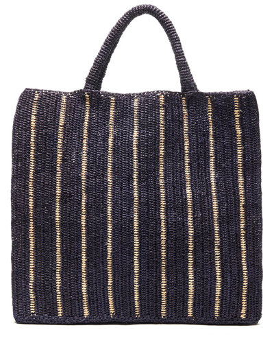 Mar Y Sol Marbella Raffia Tote In Blue