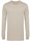 Rick Owens Level Langarmshirt In Grey