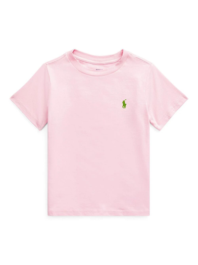 Polo Ralph Lauren Ss Cn-tops-t-shirt In Pink & Purple