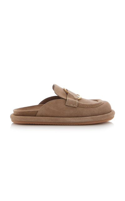 MONCLER BELL SUEDE MULES