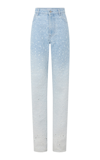 Rabanne Ombre Straight-leg Jeans In Light Wash