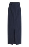 SIGNIFICANT OTHER PINSTRIPED MAXI PENCIL SKIRT