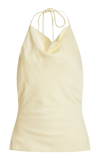 SIGNIFICANT OTHER DRAPED HALTER TOP