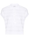 BRUNELLO CUCINELLI BRUNELLO CUCINELLI COTTON POLO SHIRT EMBELLISHED WITH SEQUINS