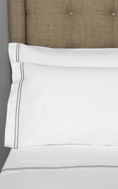 Frette Classic Set-of-two Cotton King Pillowcases In Grey
