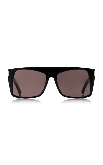 Saint Laurent Square-frame Acetate Sunglasses In Black
