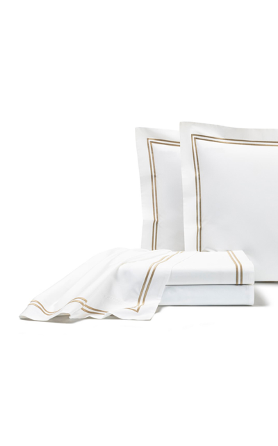 Frette Classic Cotton Queen Sheet Set In Ivory