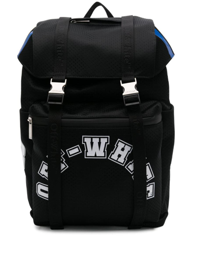 Off-white Outdoor Hike Mesh Backpack In Black