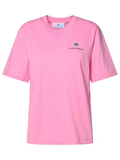 Chiara Ferragni Logo T-shirt In Pink