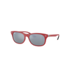 RAY BAN SUNGLASSES UNISEX RB4607M SCUDERIA FERRARI COLLECTION - RED FRAME GREEN LENSES 55-17