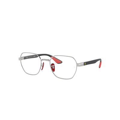 Ray Ban Rb6594m Optics Scuderia Ferrari Collection Eyeglasses Black Frame Clear Lenses Polarized 54-20